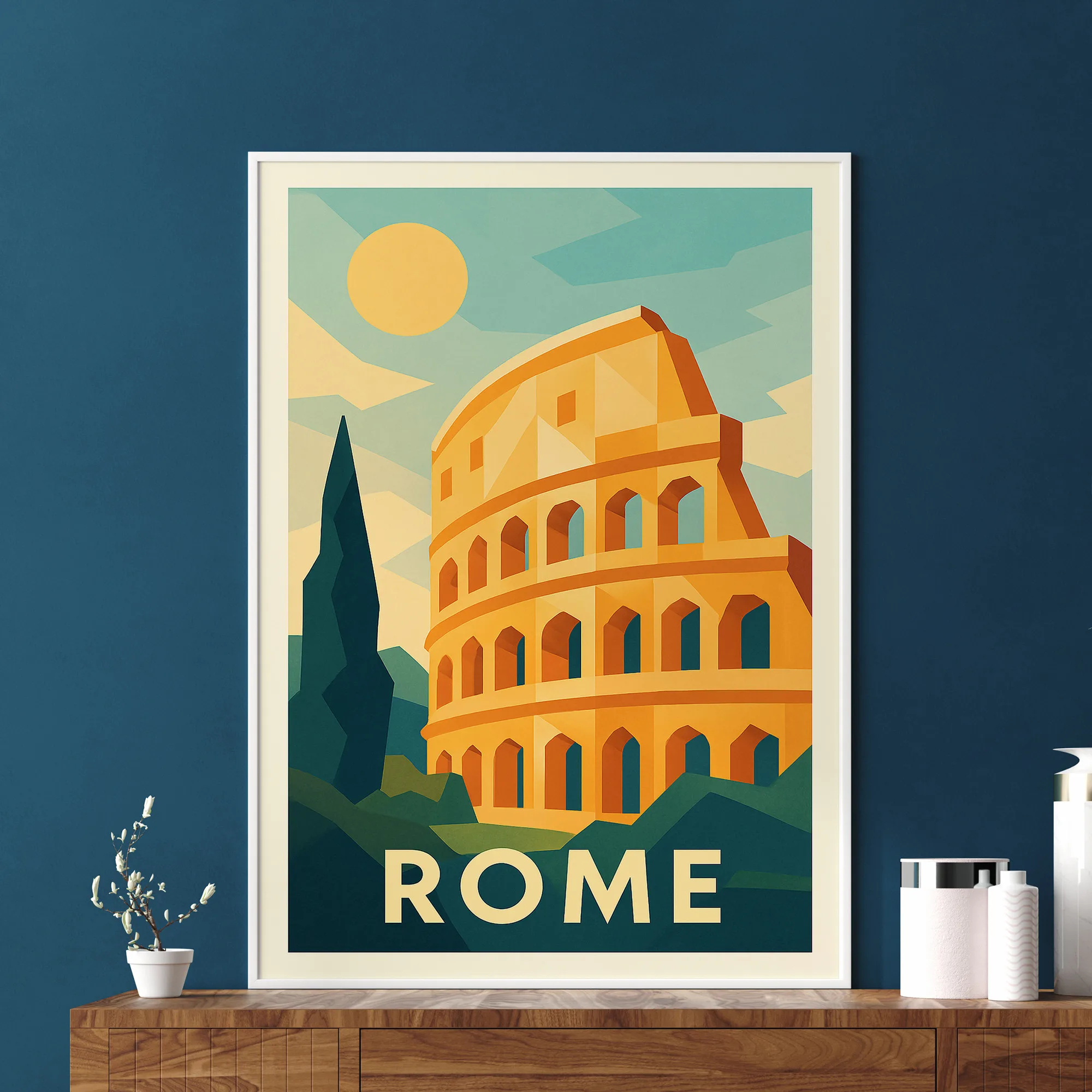 Rome graphic print
