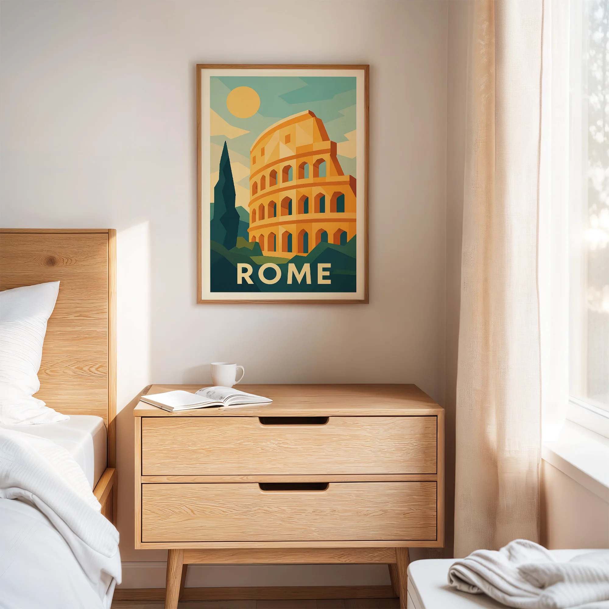 Rome graphic print