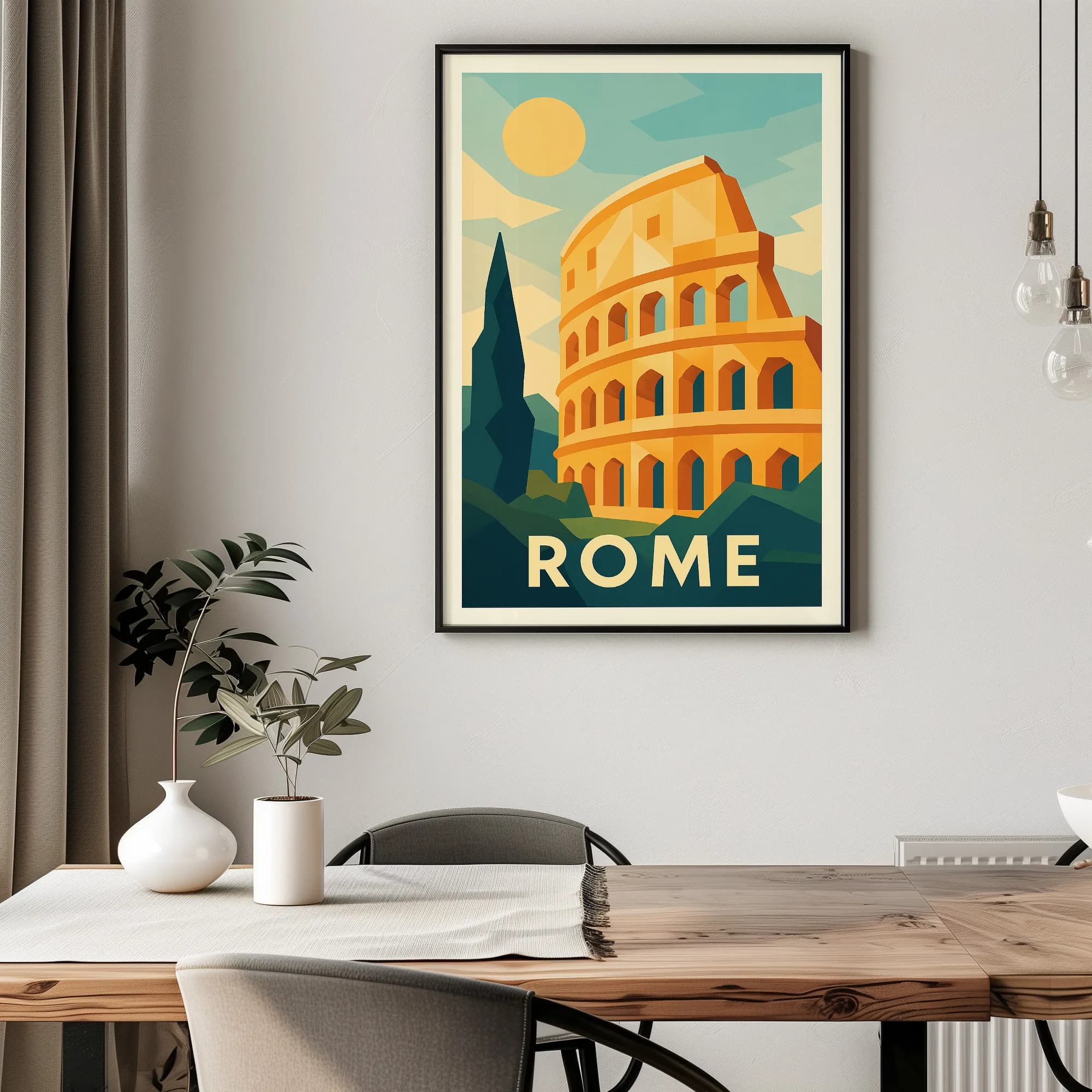 Rome graphic print
