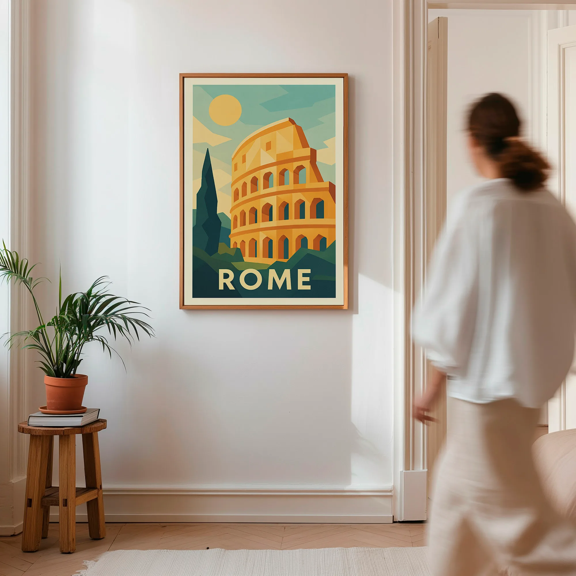 Rome graphic print