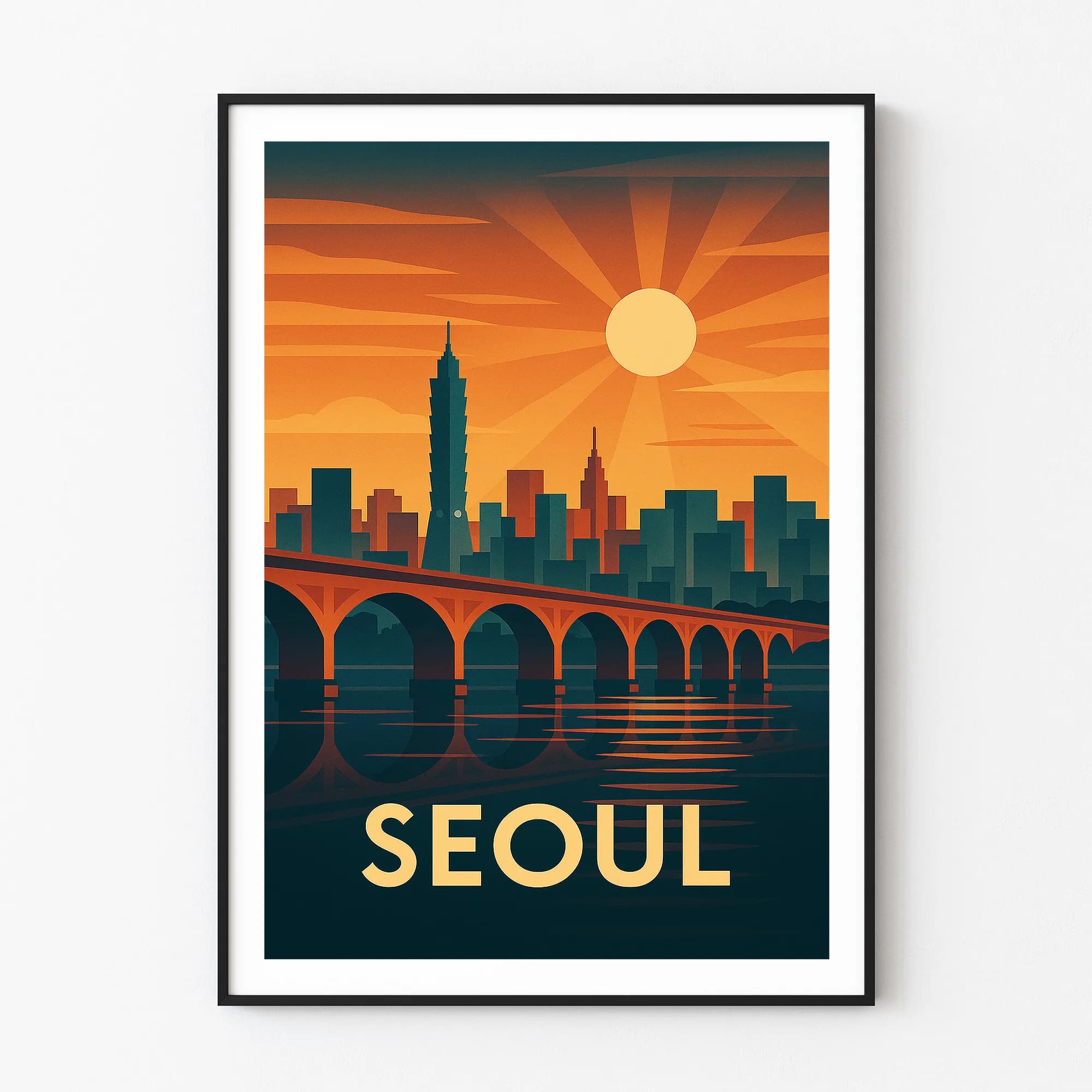 Seoul graphic print