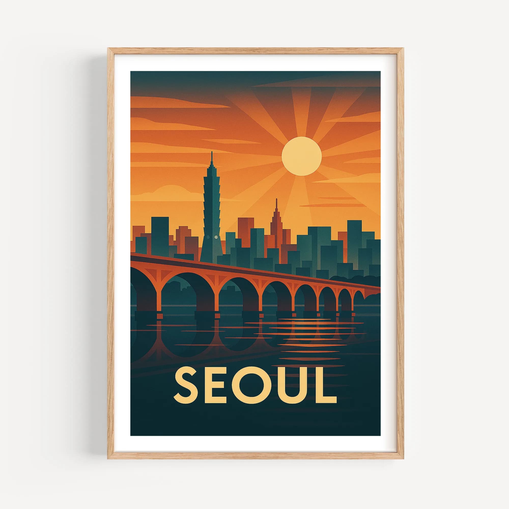 Seoul graphic print
