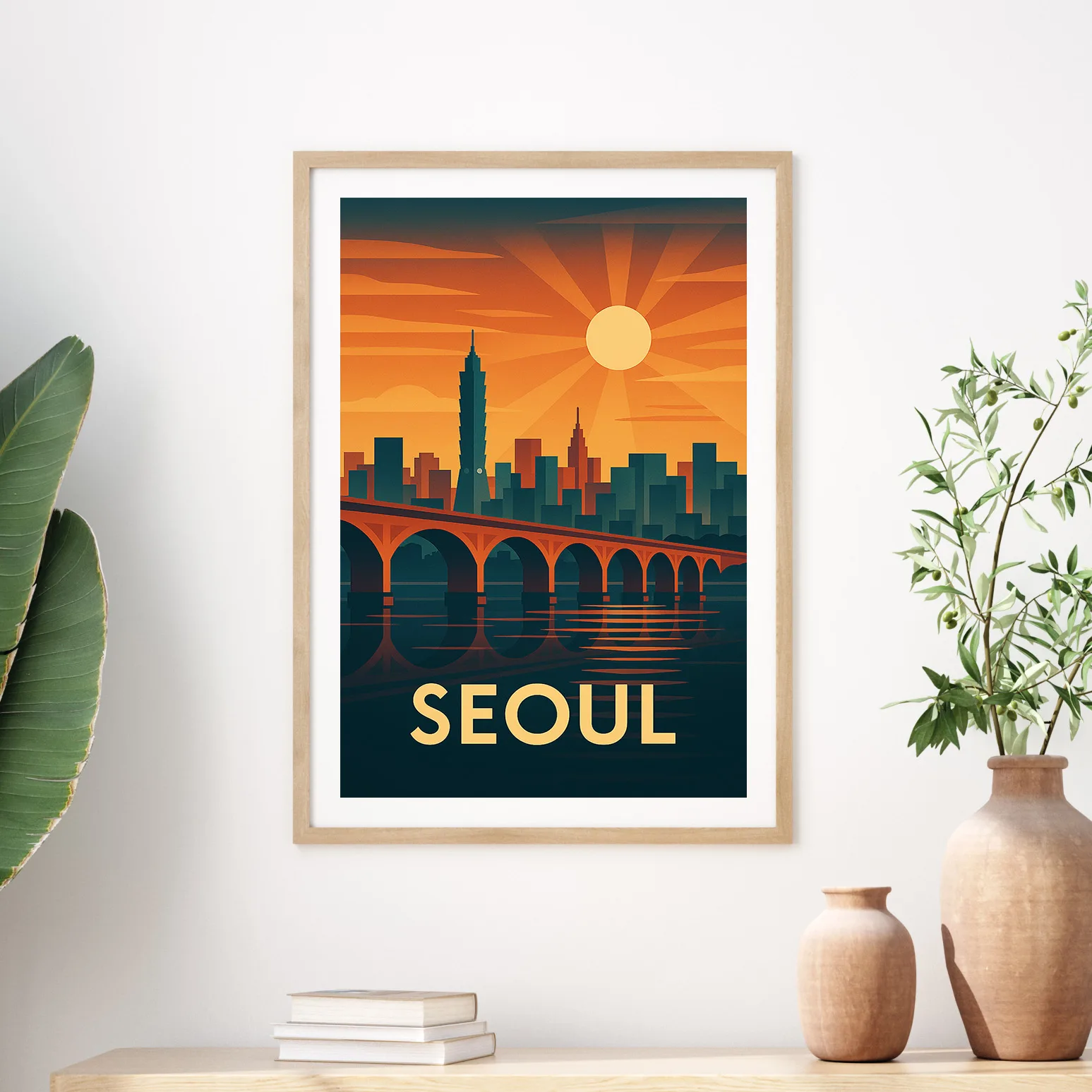 Seoul graphic print