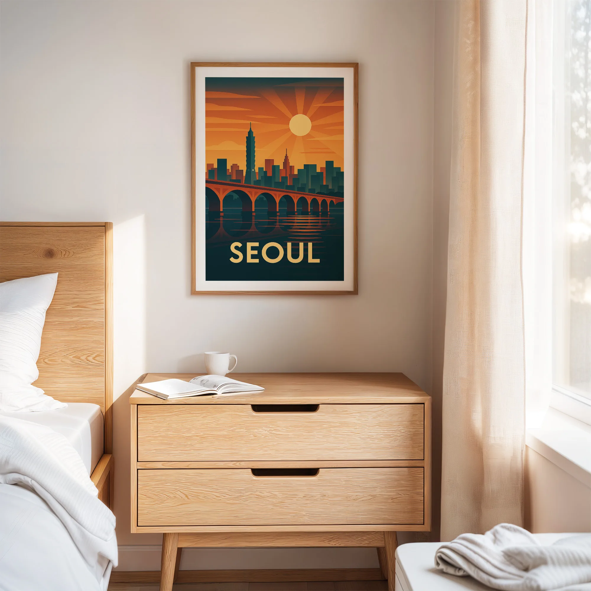 Seoul graphic print