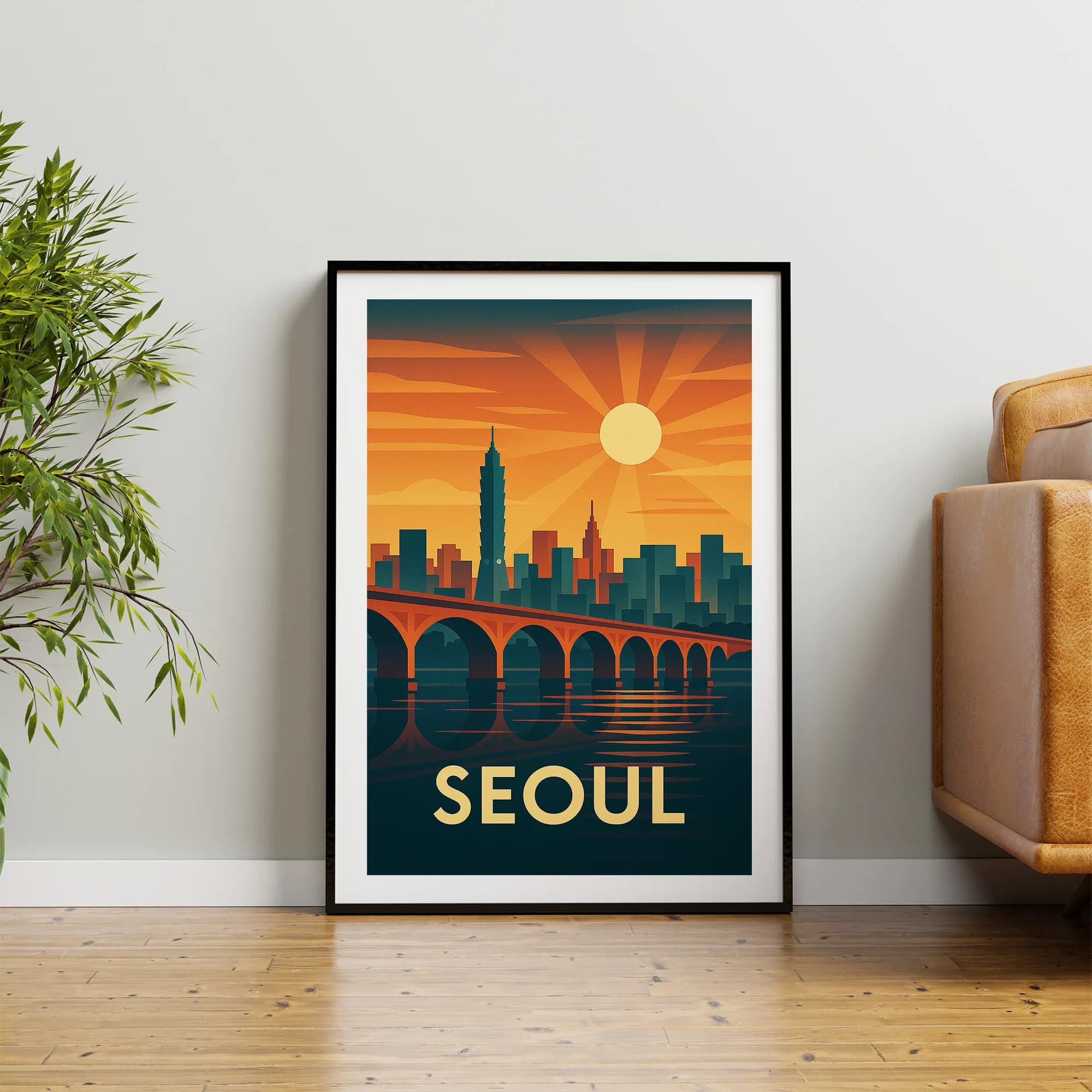 Seoul graphic print