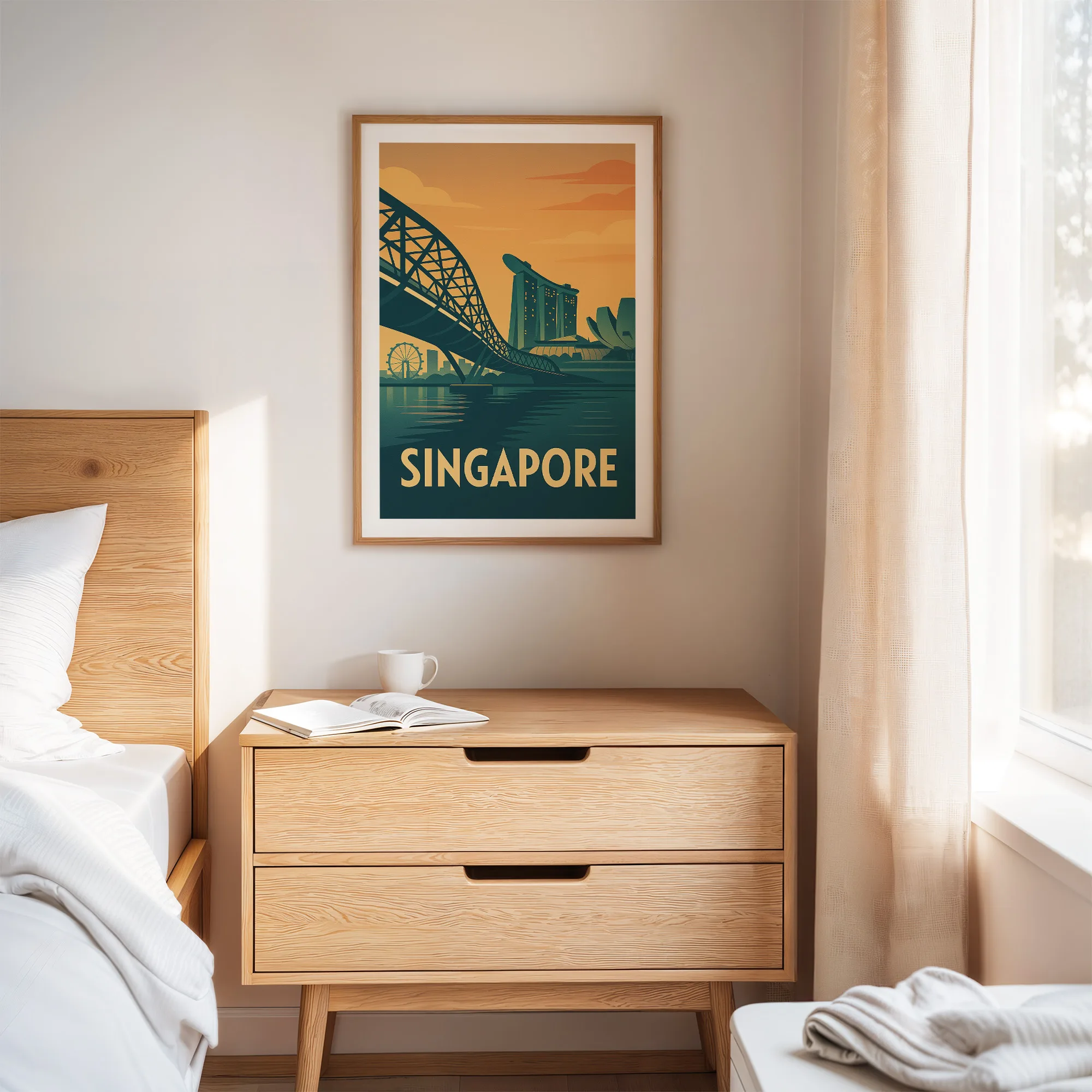 Singapore graphic print