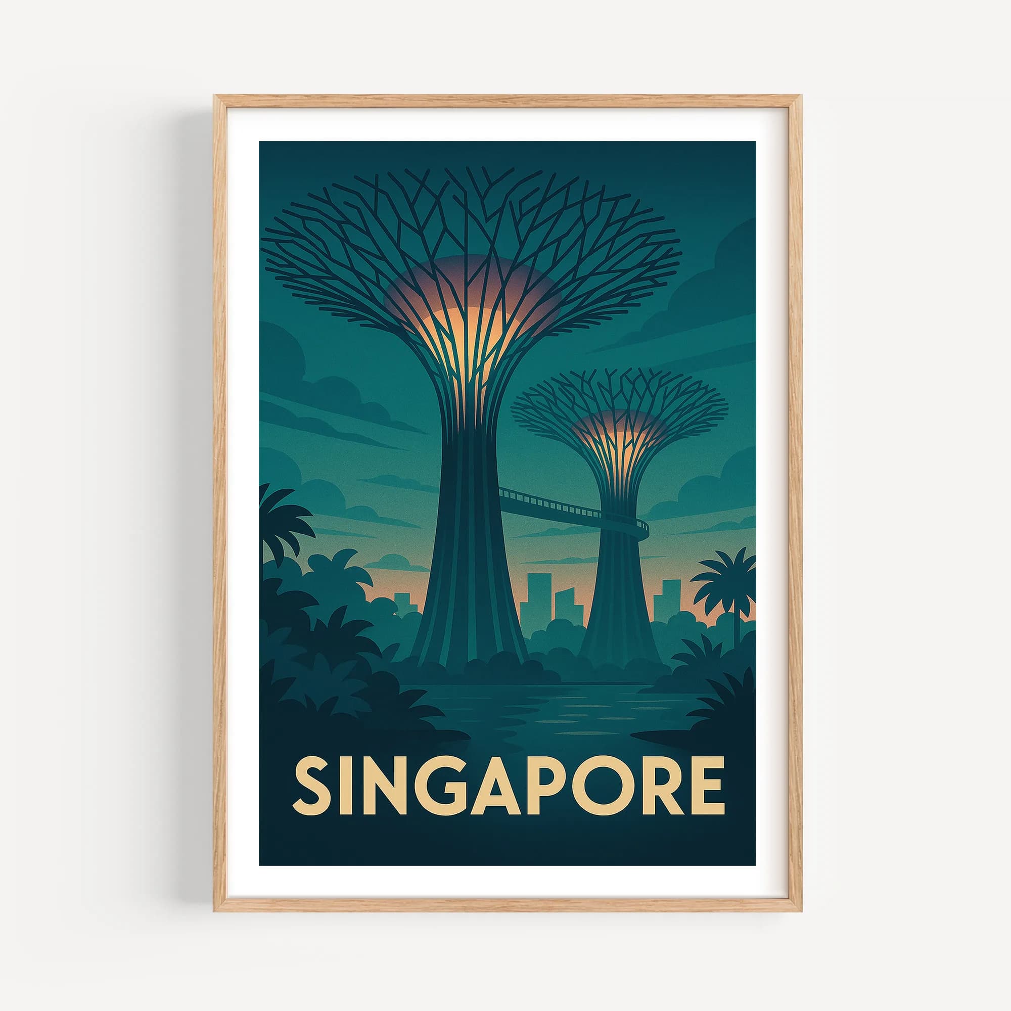 Singapore graphic print