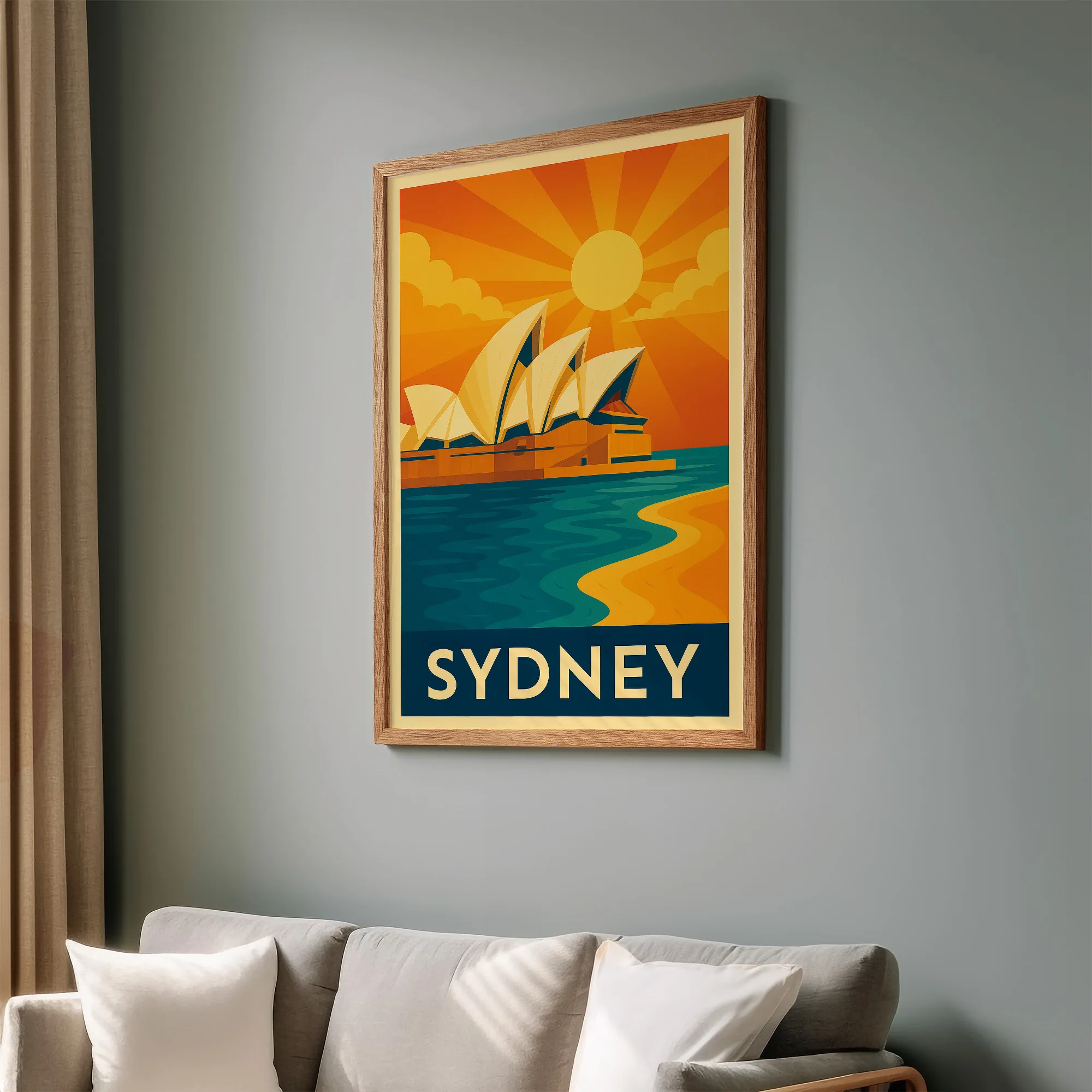 Sydney graphic print