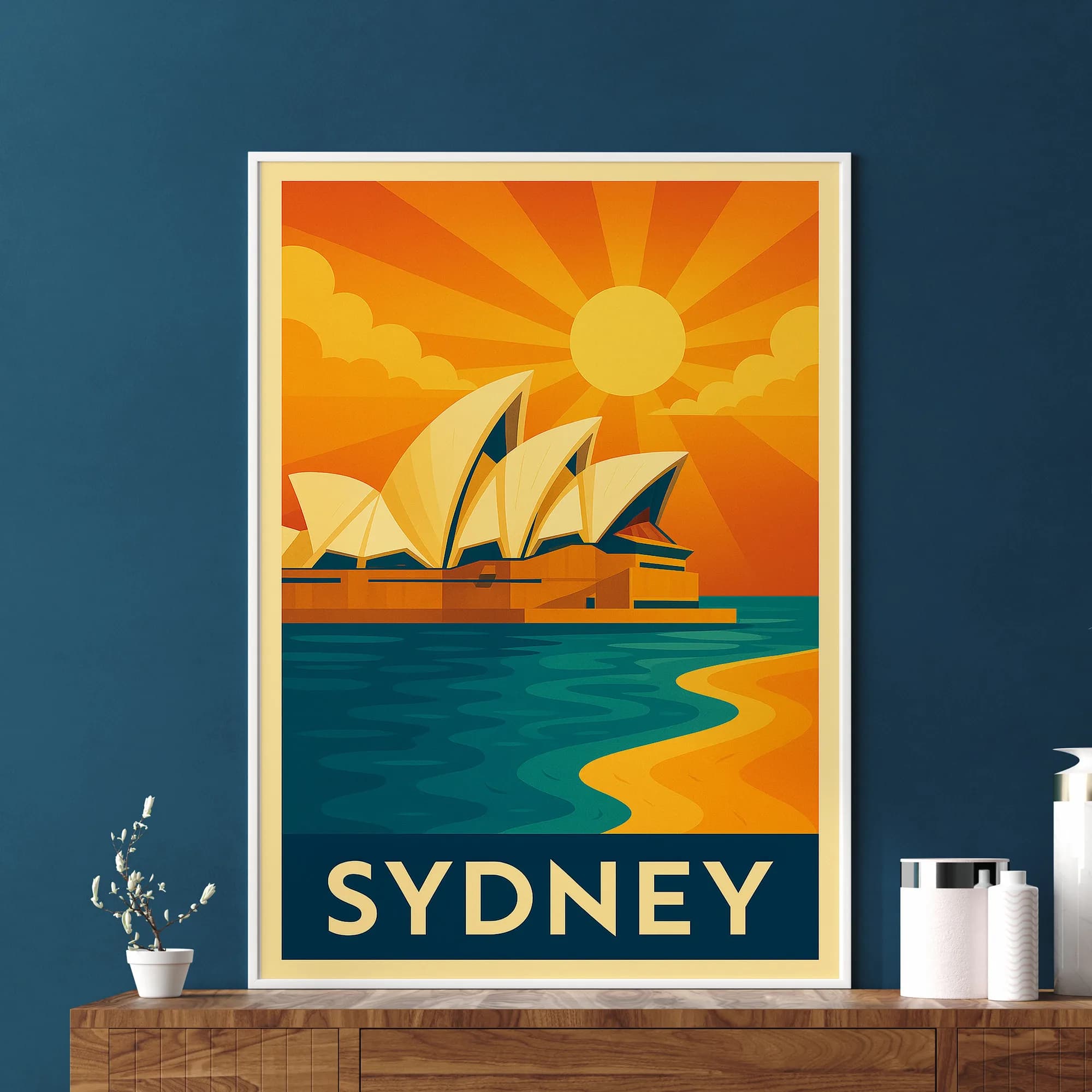 Sydney graphic print