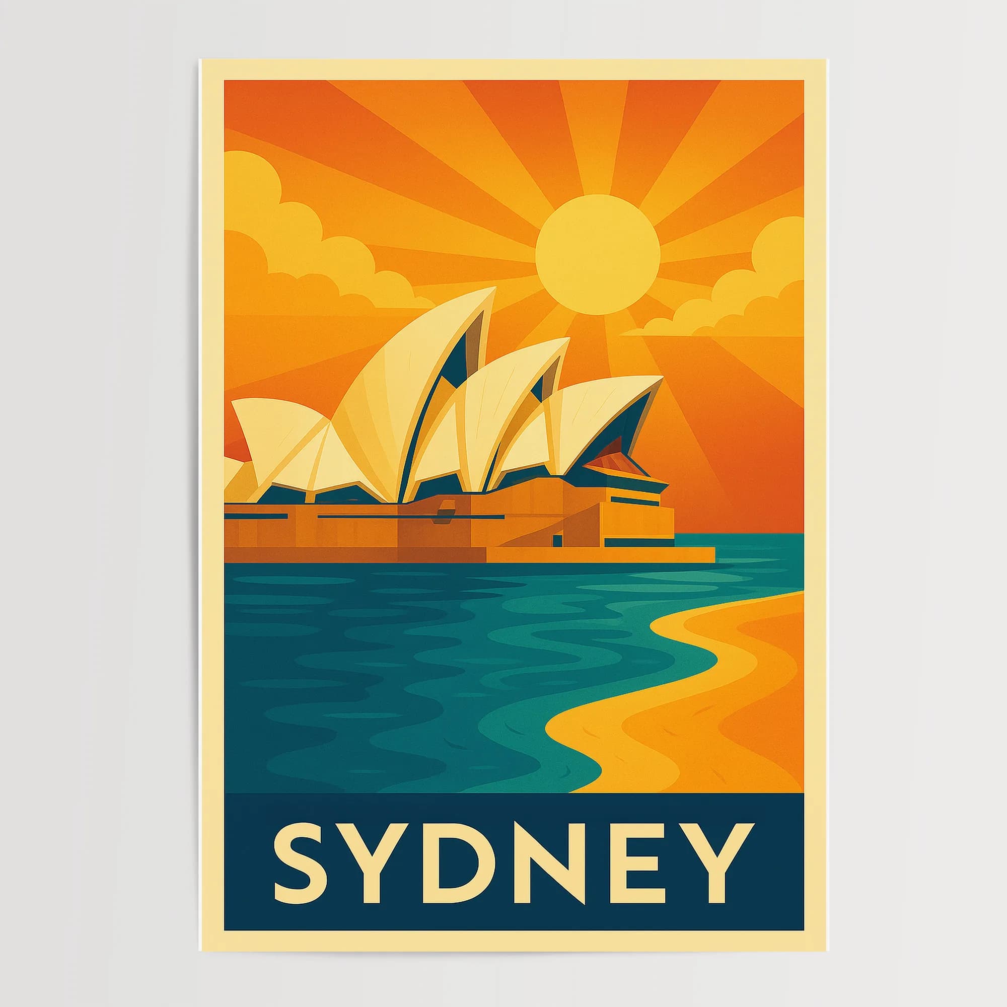 Sydney graphic print
