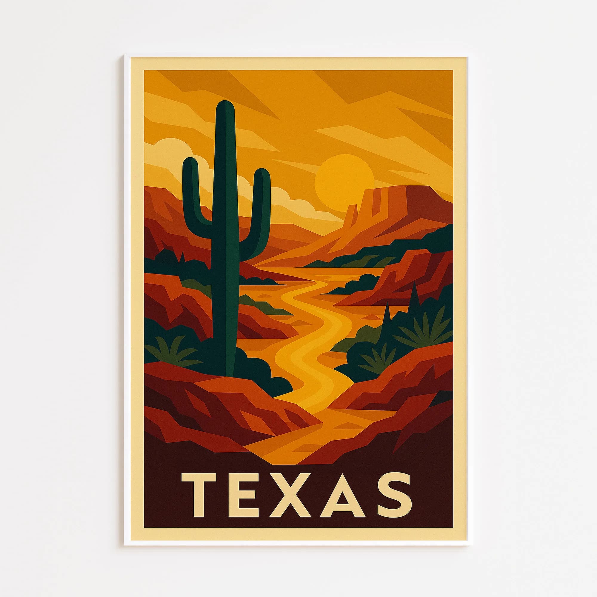Texas graphic print