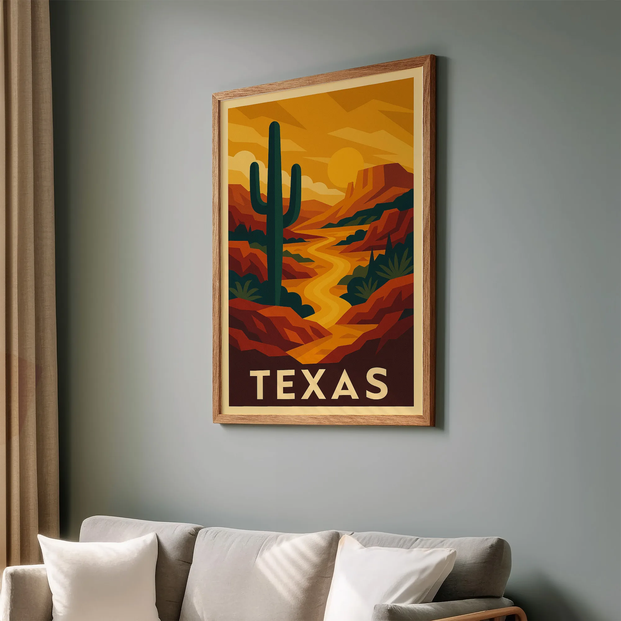 Texas graphic print