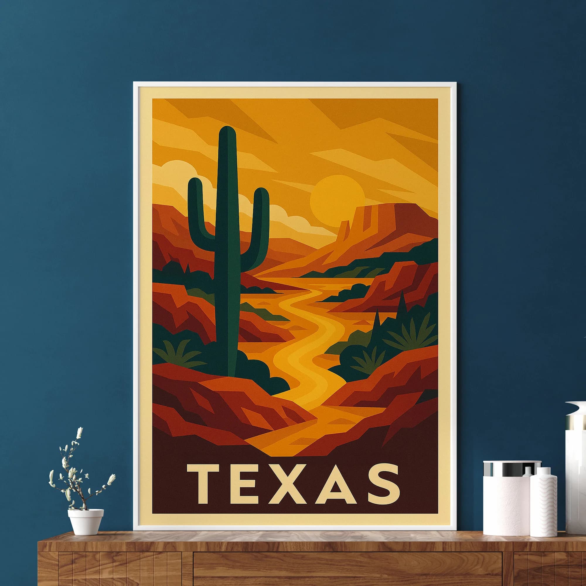 Texas graphic print