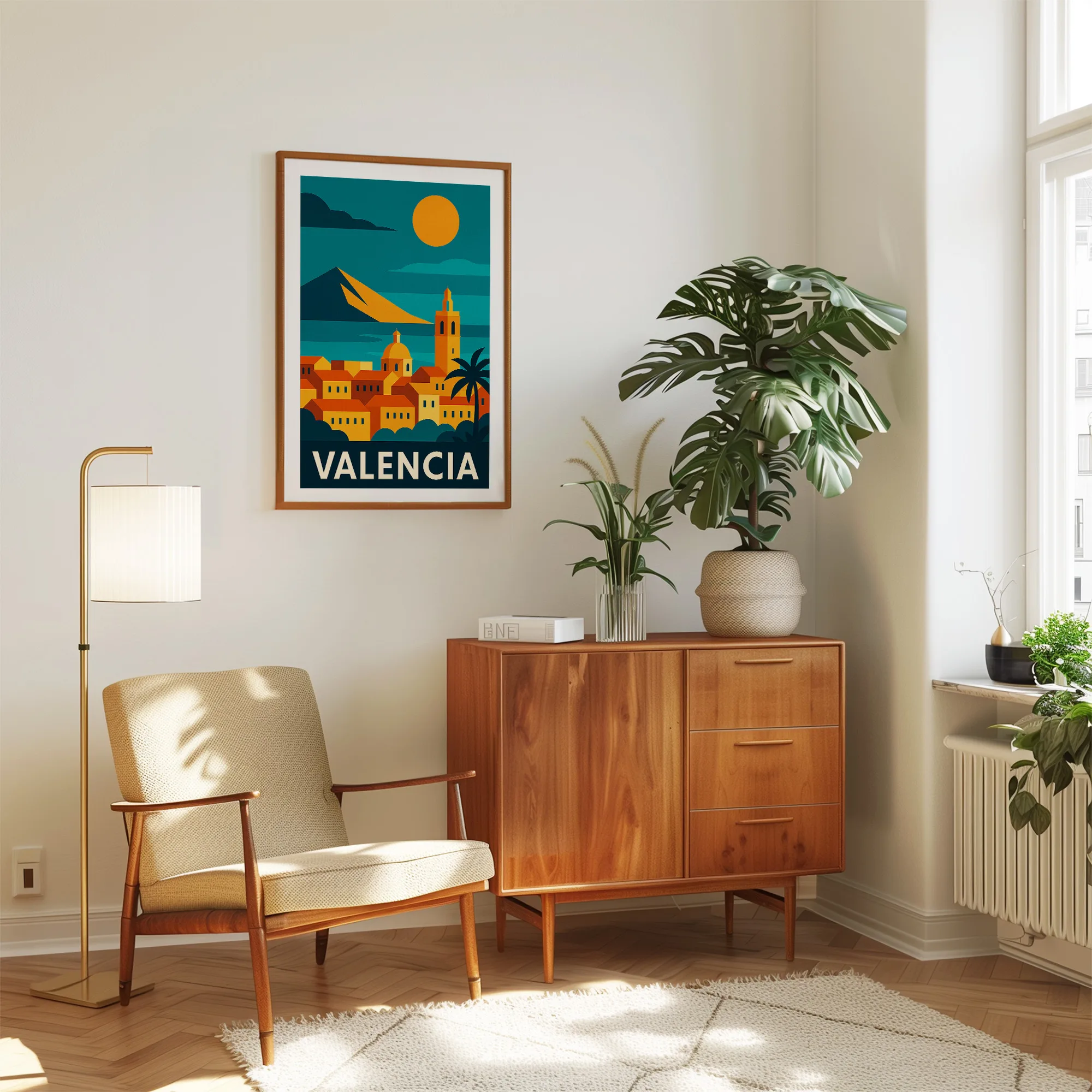 Valencia graphic print