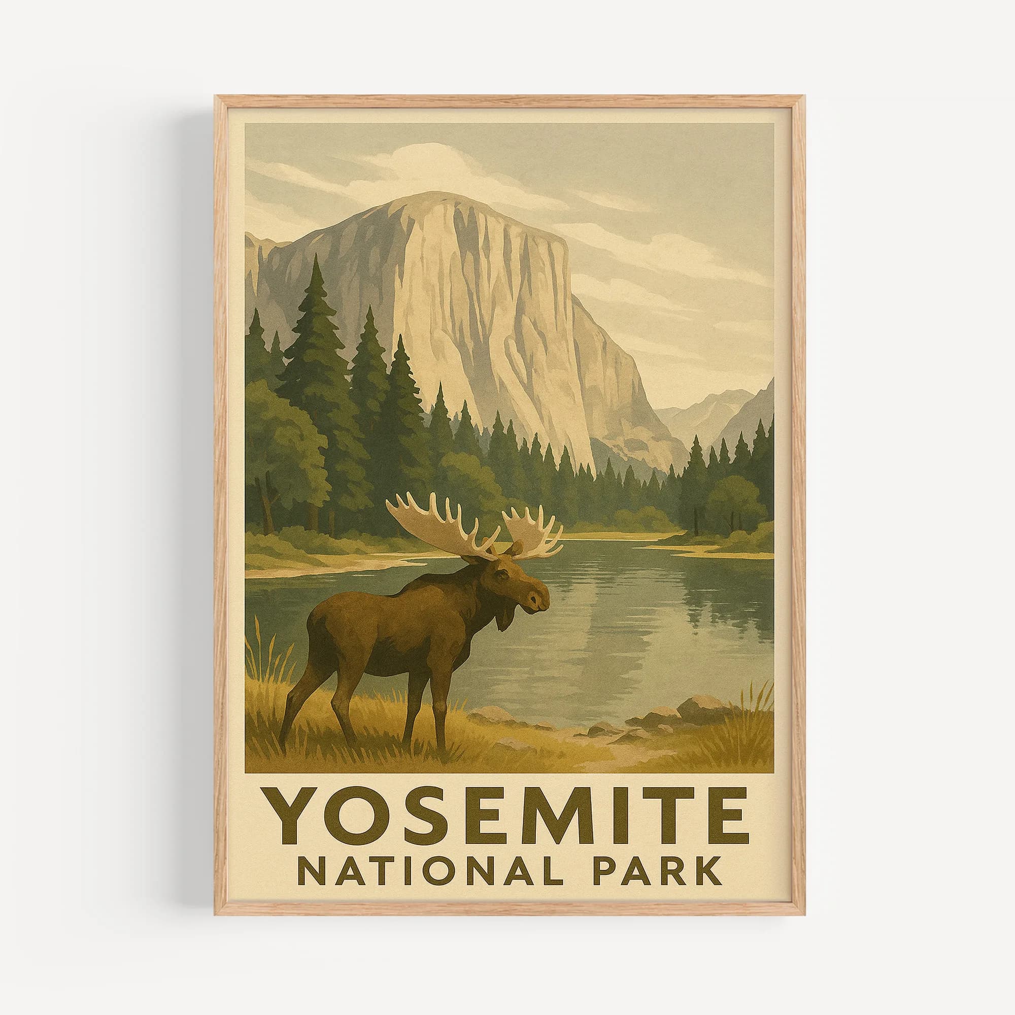 Yosemite graphic print