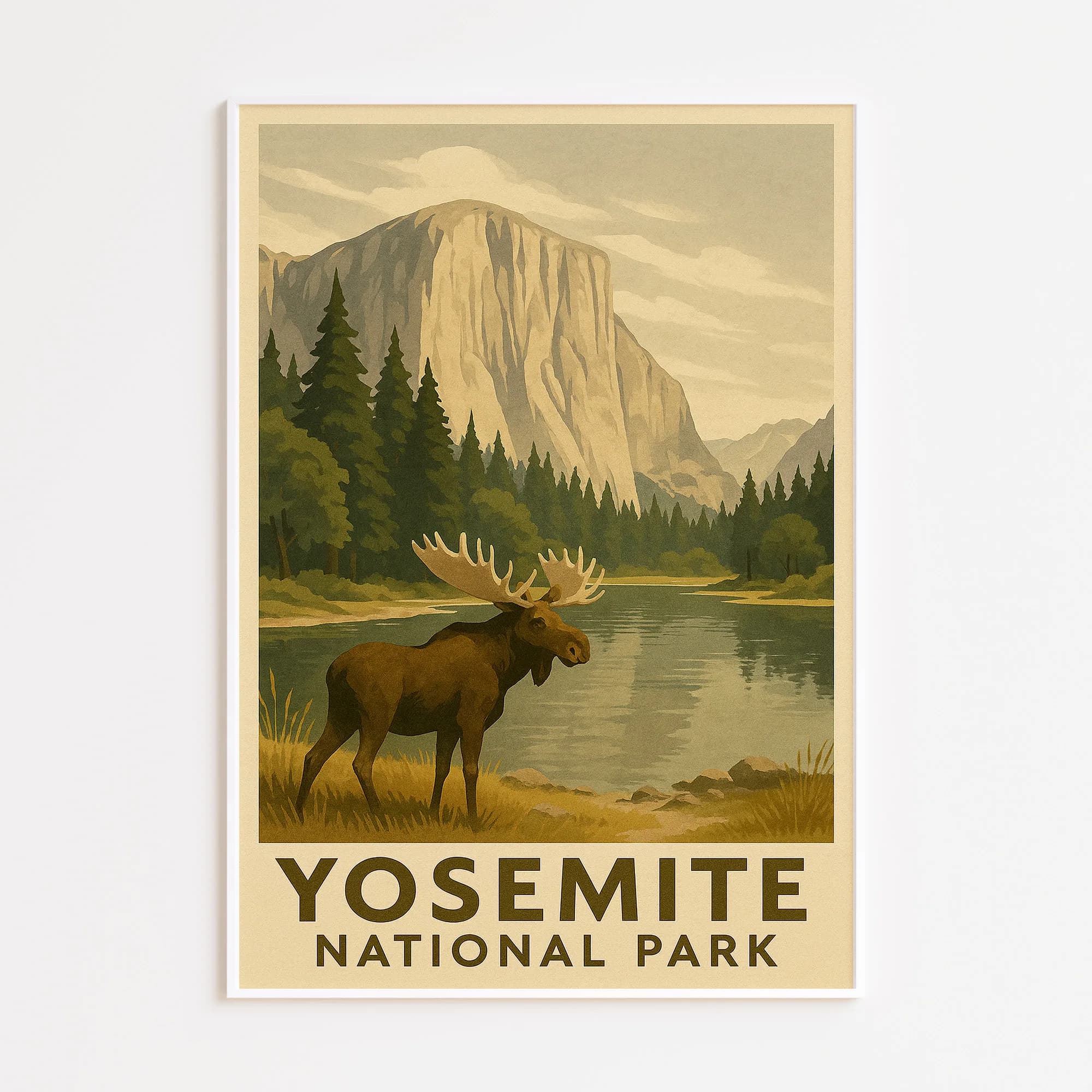 Yosemite graphic print