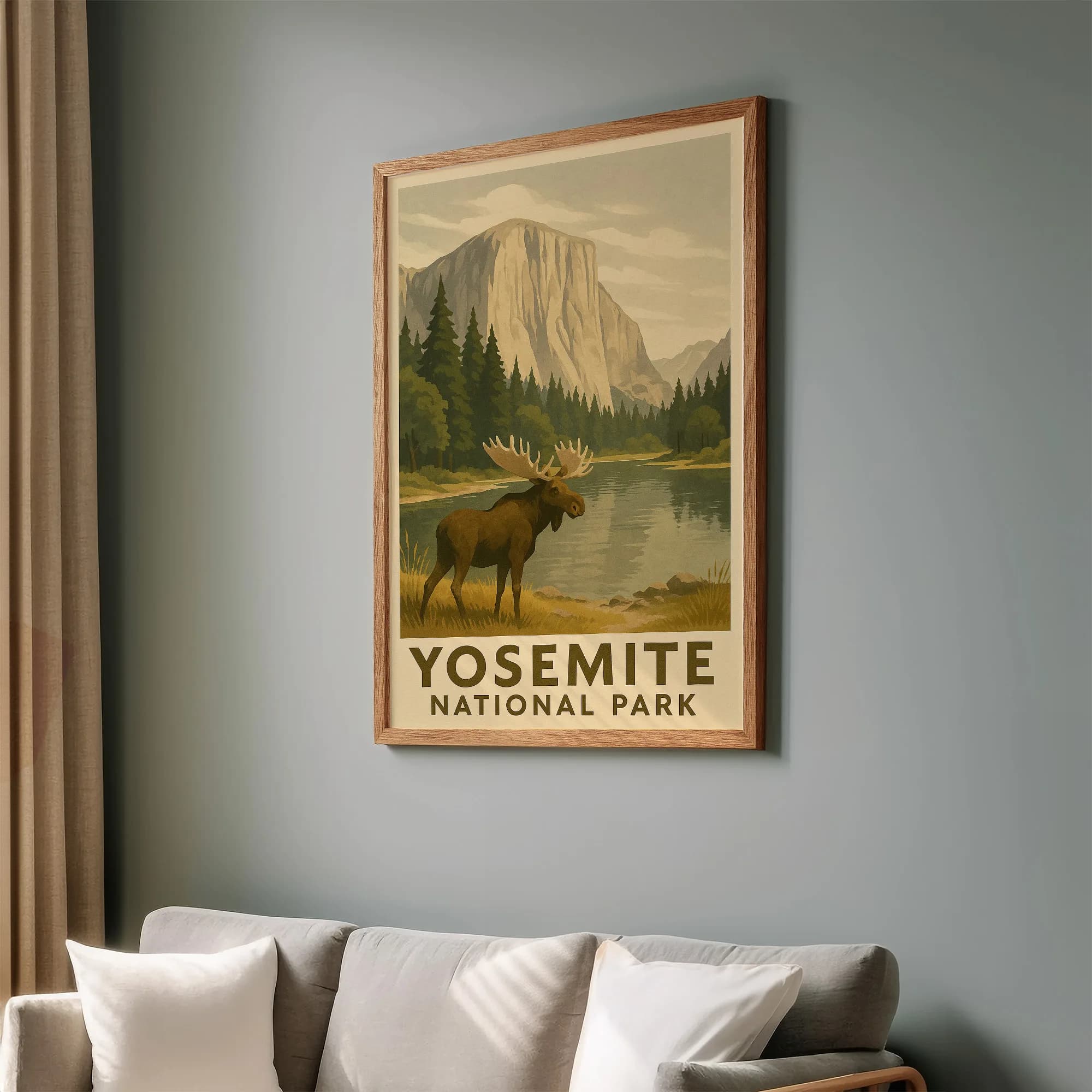 Yosemite graphic print