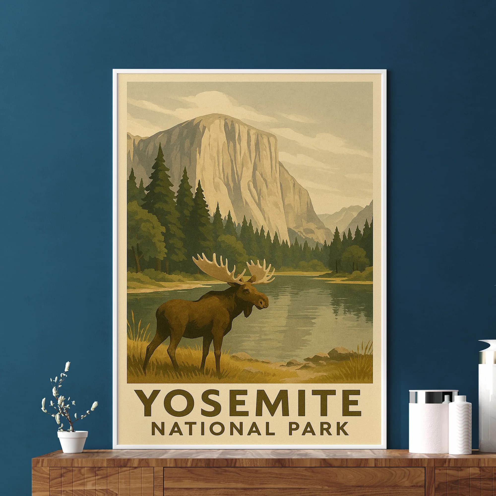 Yosemite graphic print
