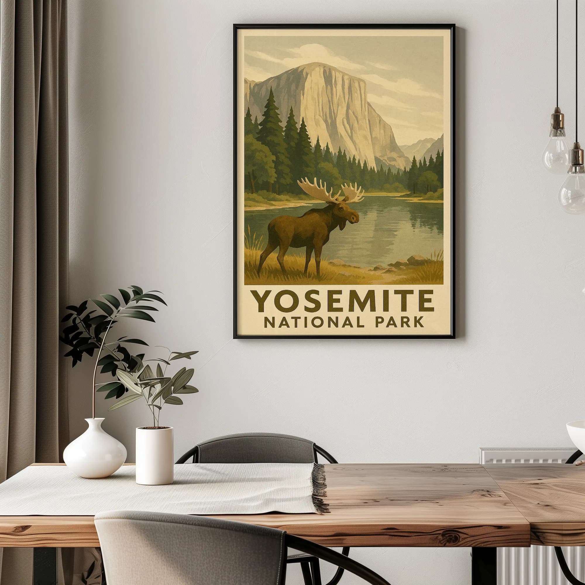 Yosemite graphic print