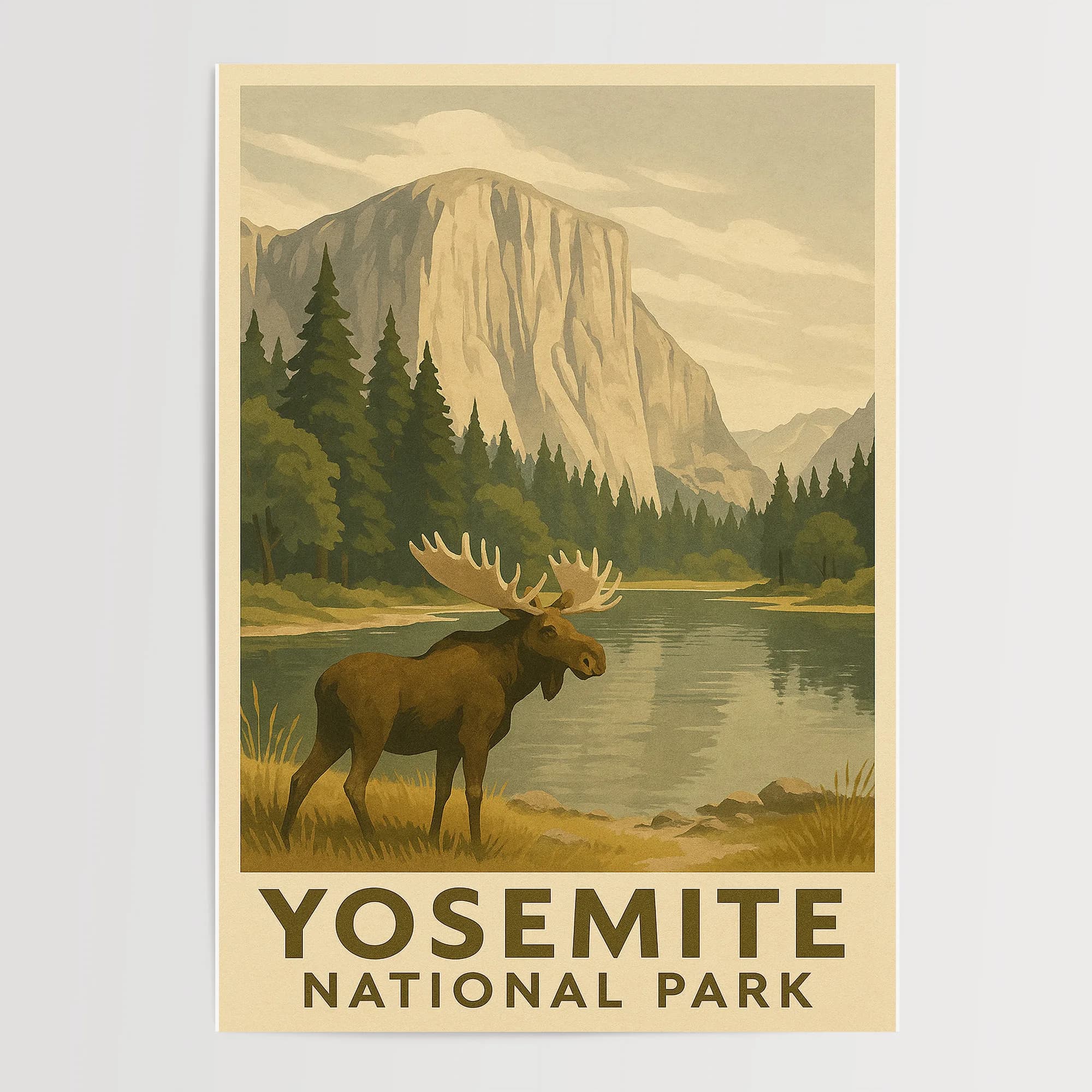 Yosemite graphic print
