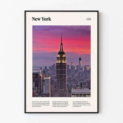 New York Travel Poster