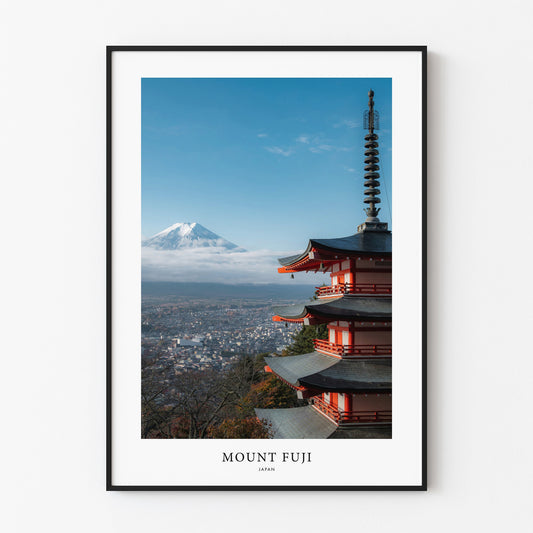 Mount Fuji Travel Poster