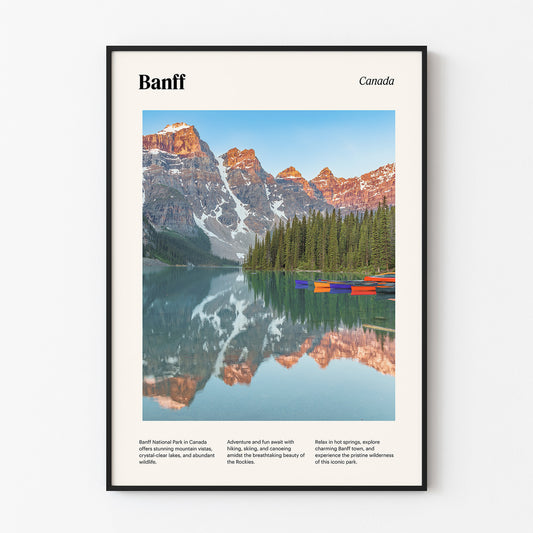 Banff National Park Poster