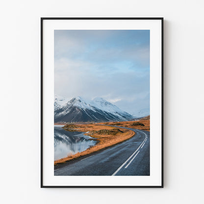 Scandinavian Mountain Poster