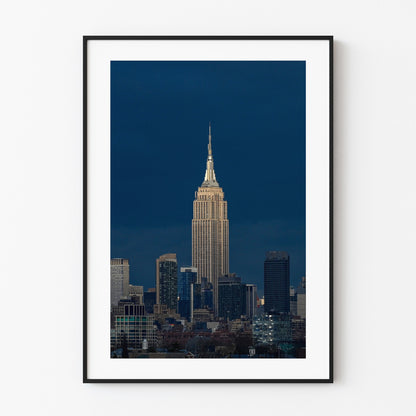 New York City skyline poster