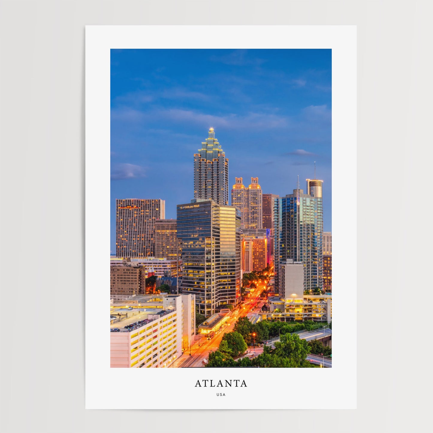 Atlanta Travel Poster