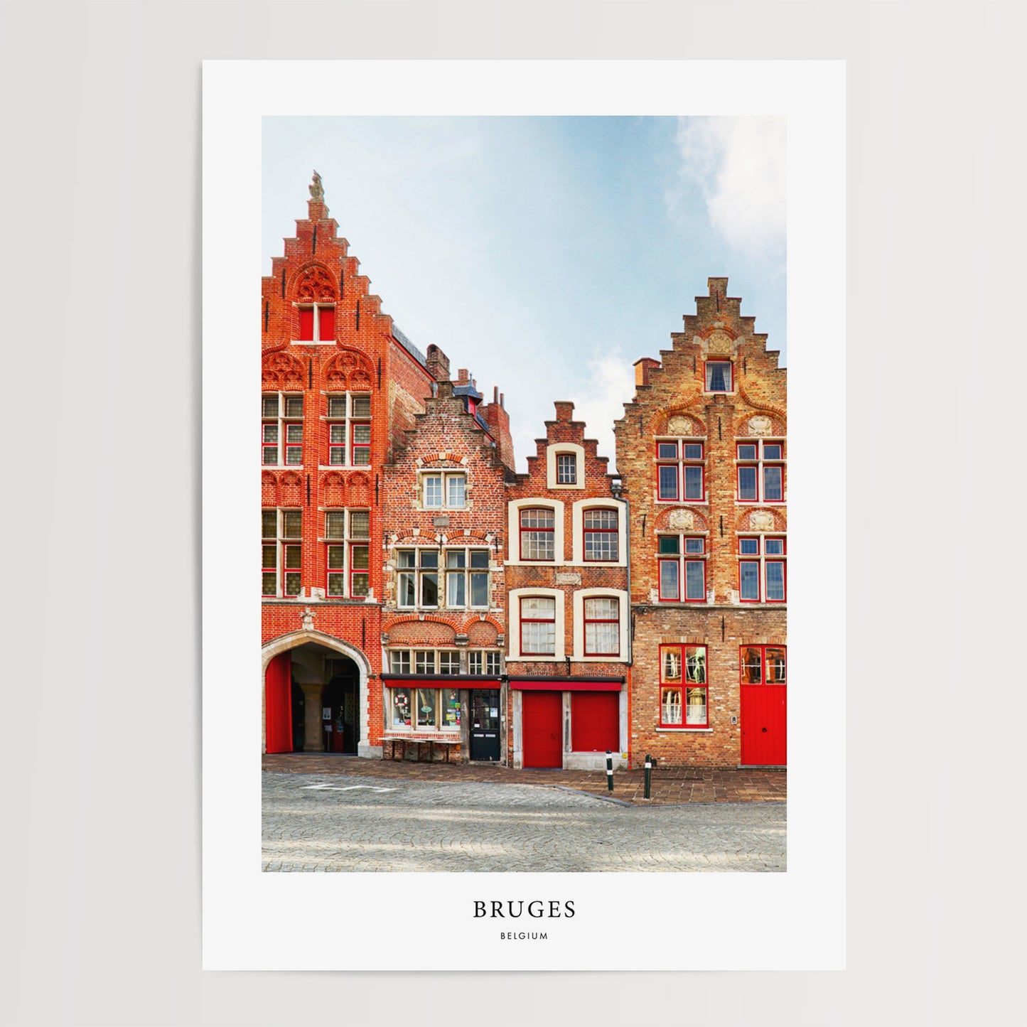 Bruges Travel Poster