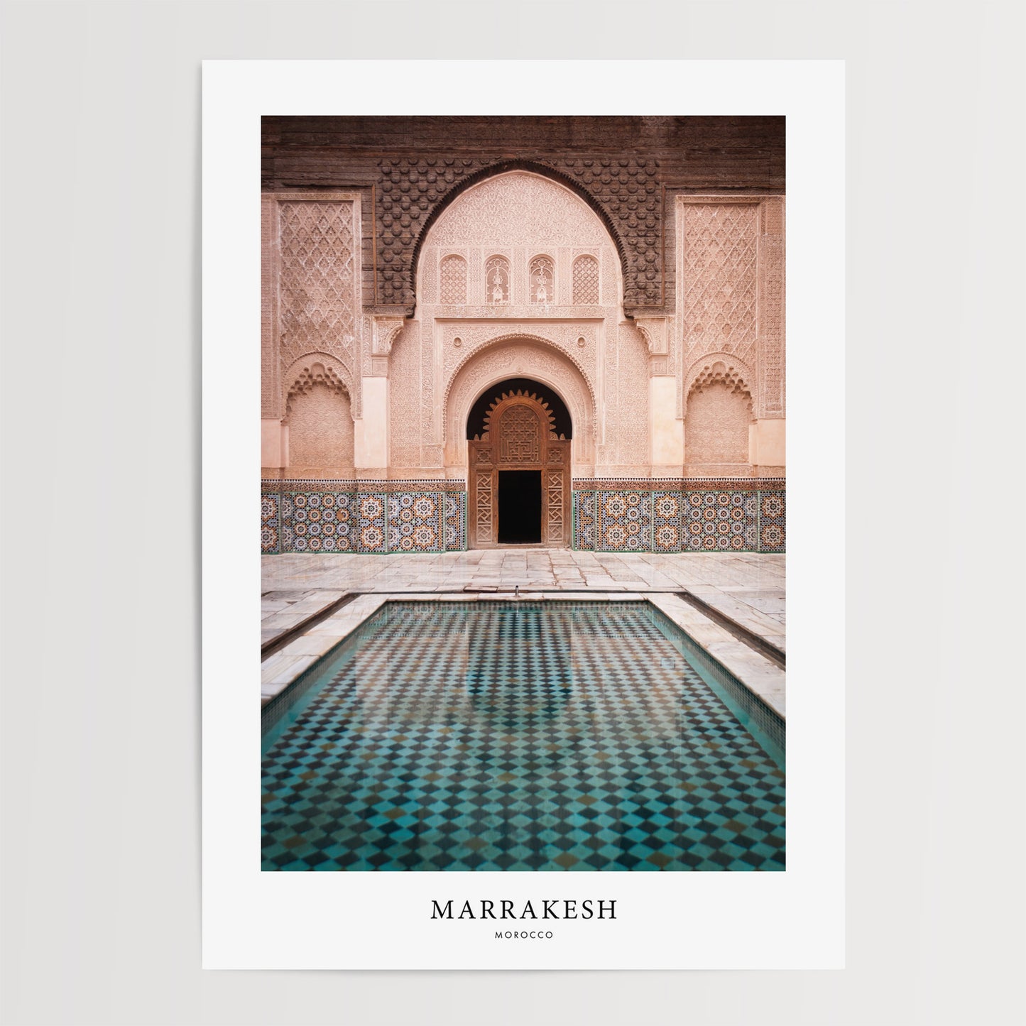 Marrakesh Travel Poster