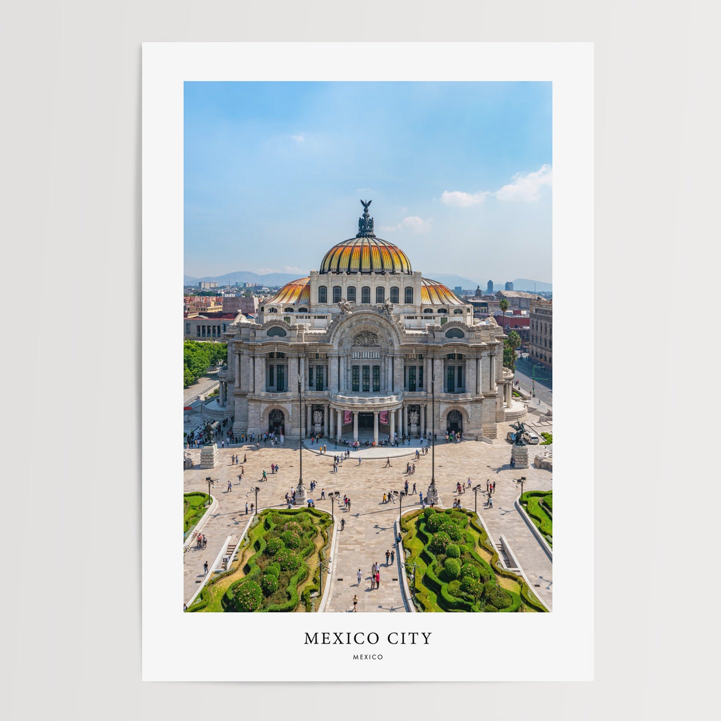 Mexico City Travel Poster