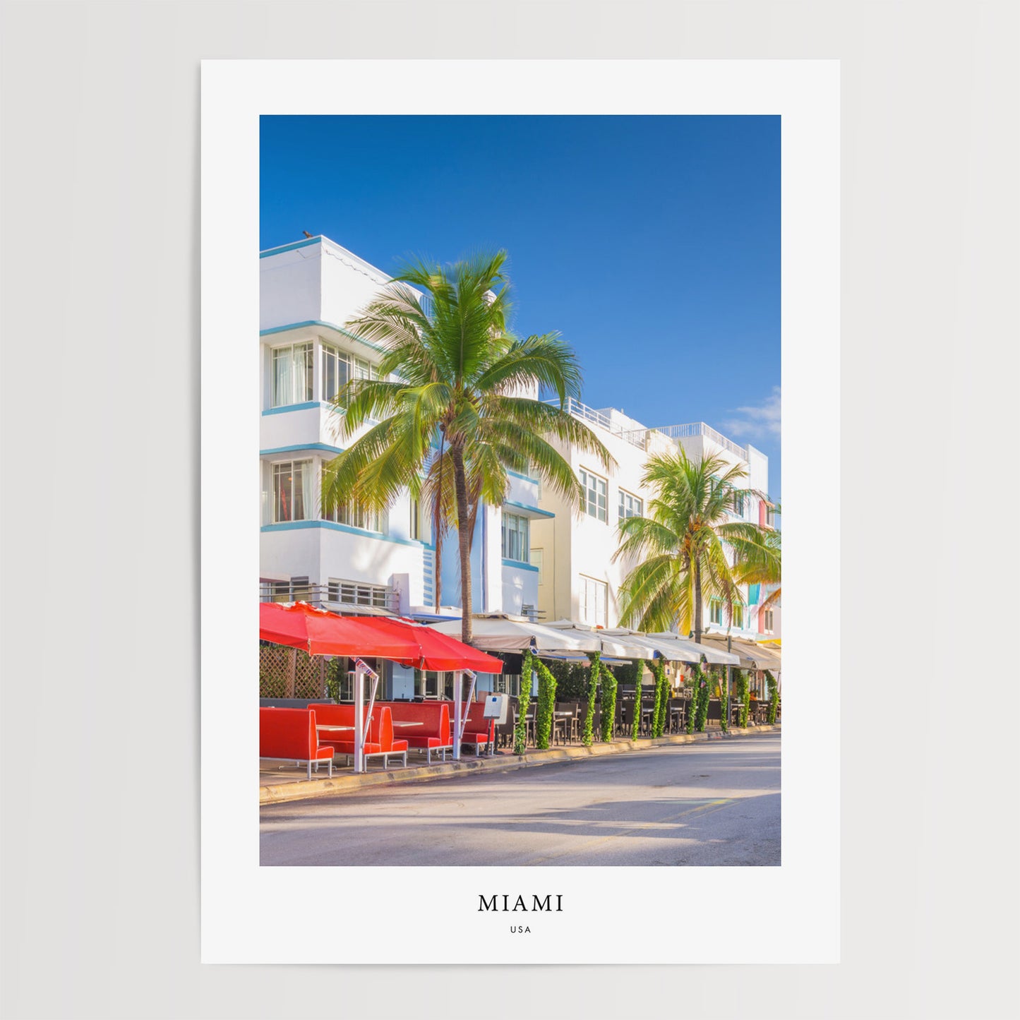 Miami Travel Poster