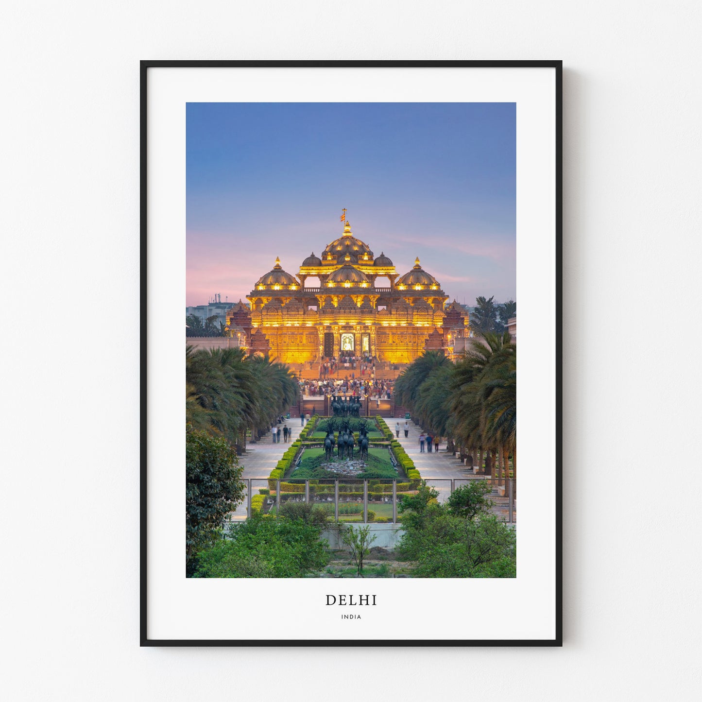 Delhi Travel Poster