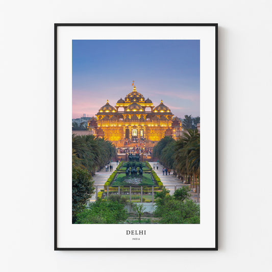 Delhi Travel Poster