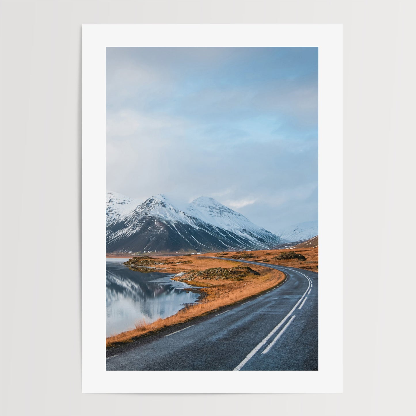 Scandinavian Mountain Poster