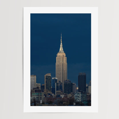 New York City skyline poster