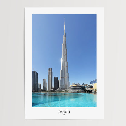 Dubai Travel Poster