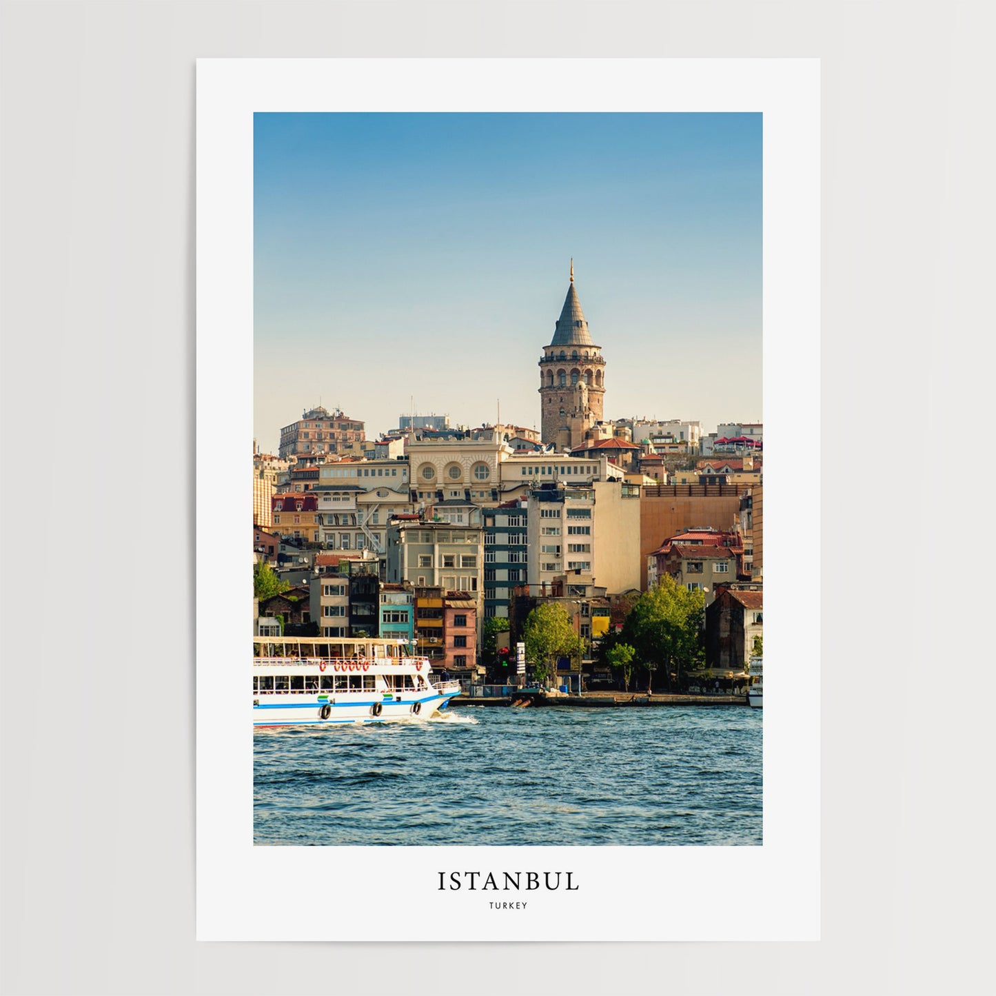 Istanbul Travel Poster