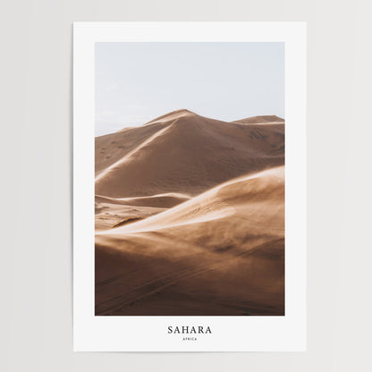 Sahara Desert Travel Poster