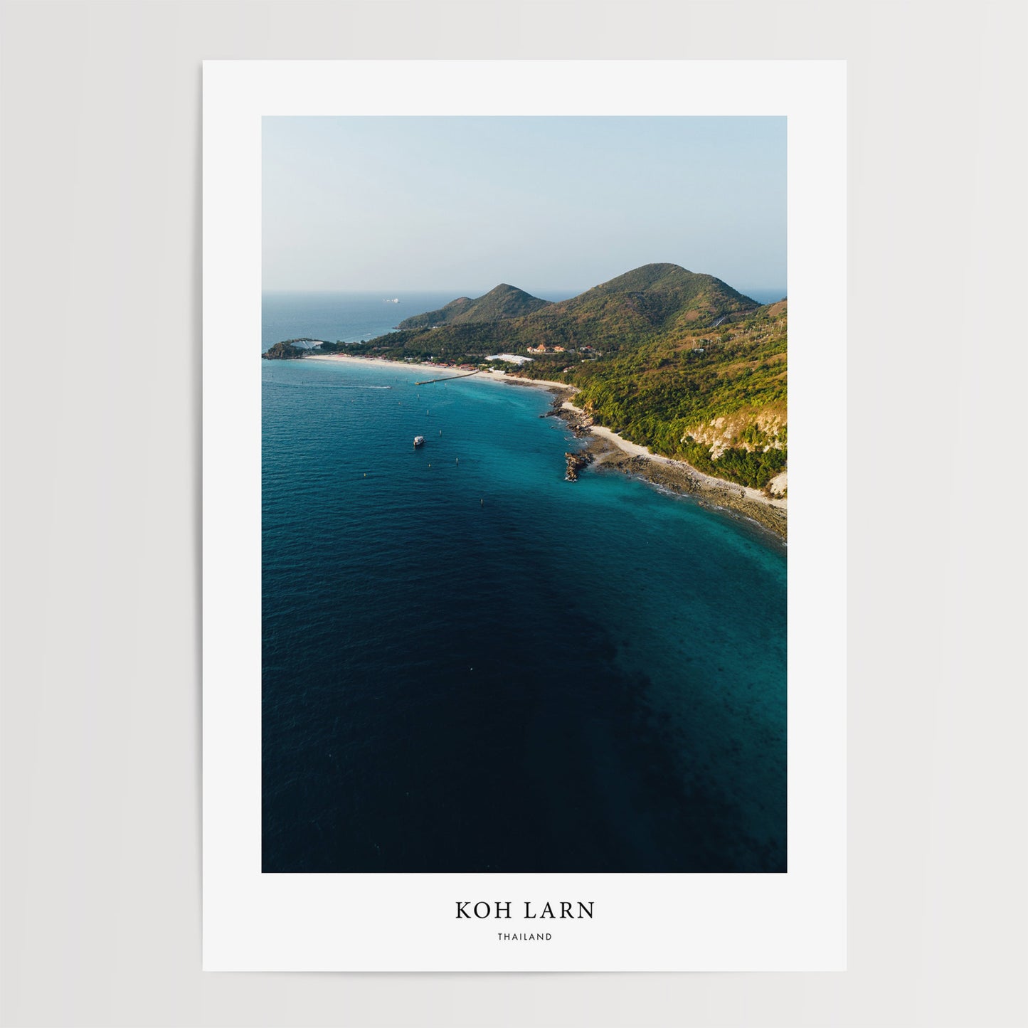 Koh Larn Travel Poster