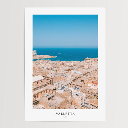 Valletta Travel Poster