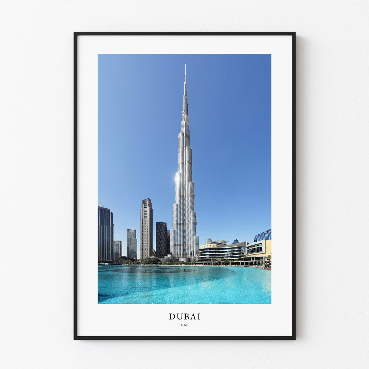 Dubai Travel Poster