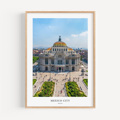 Mexico City Travel Poster