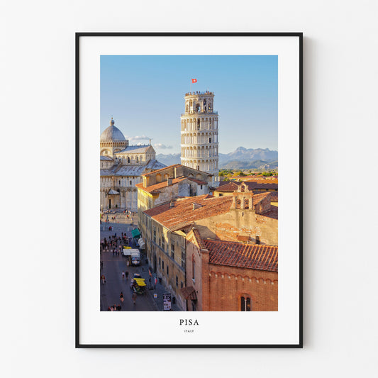 Pisa Travel Poster