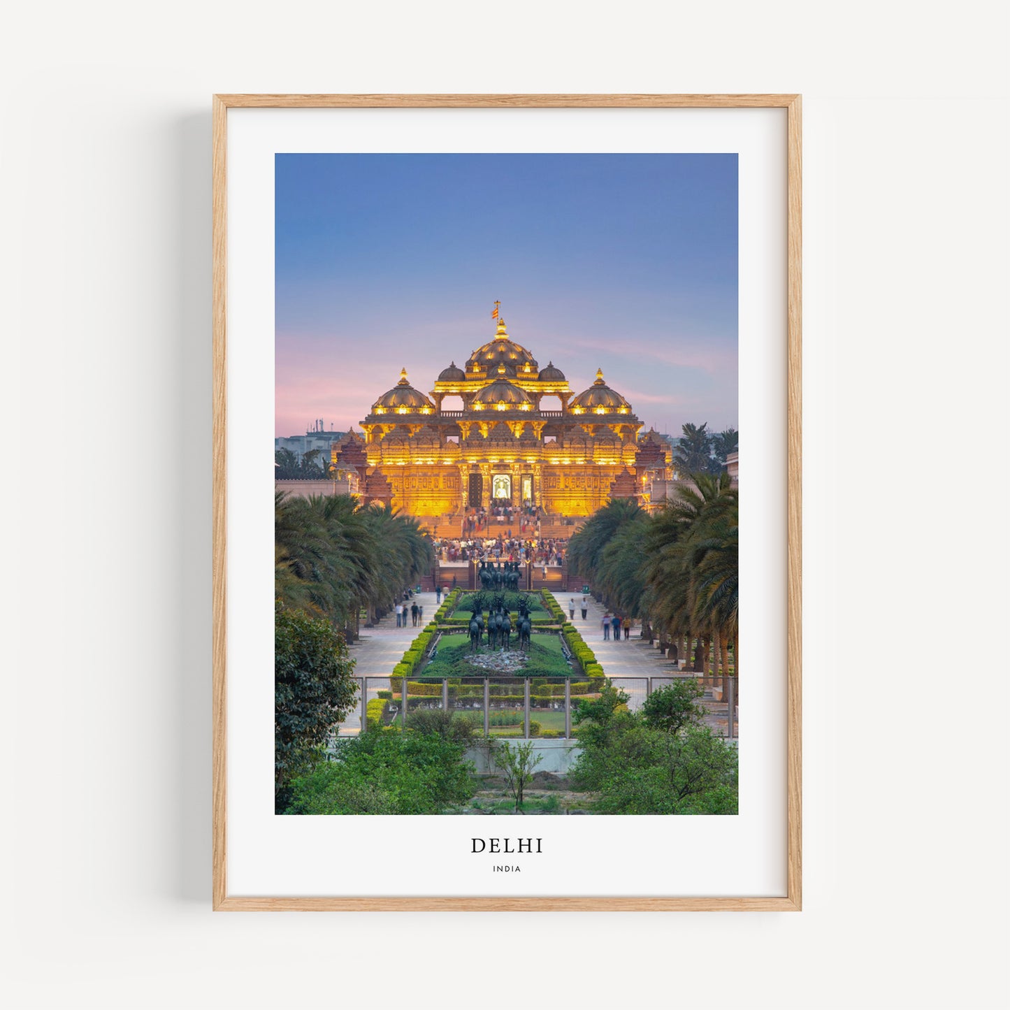 Delhi Travel Poster