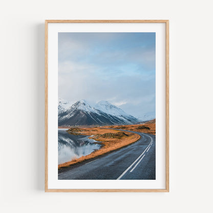 Scandinavian Mountain Poster