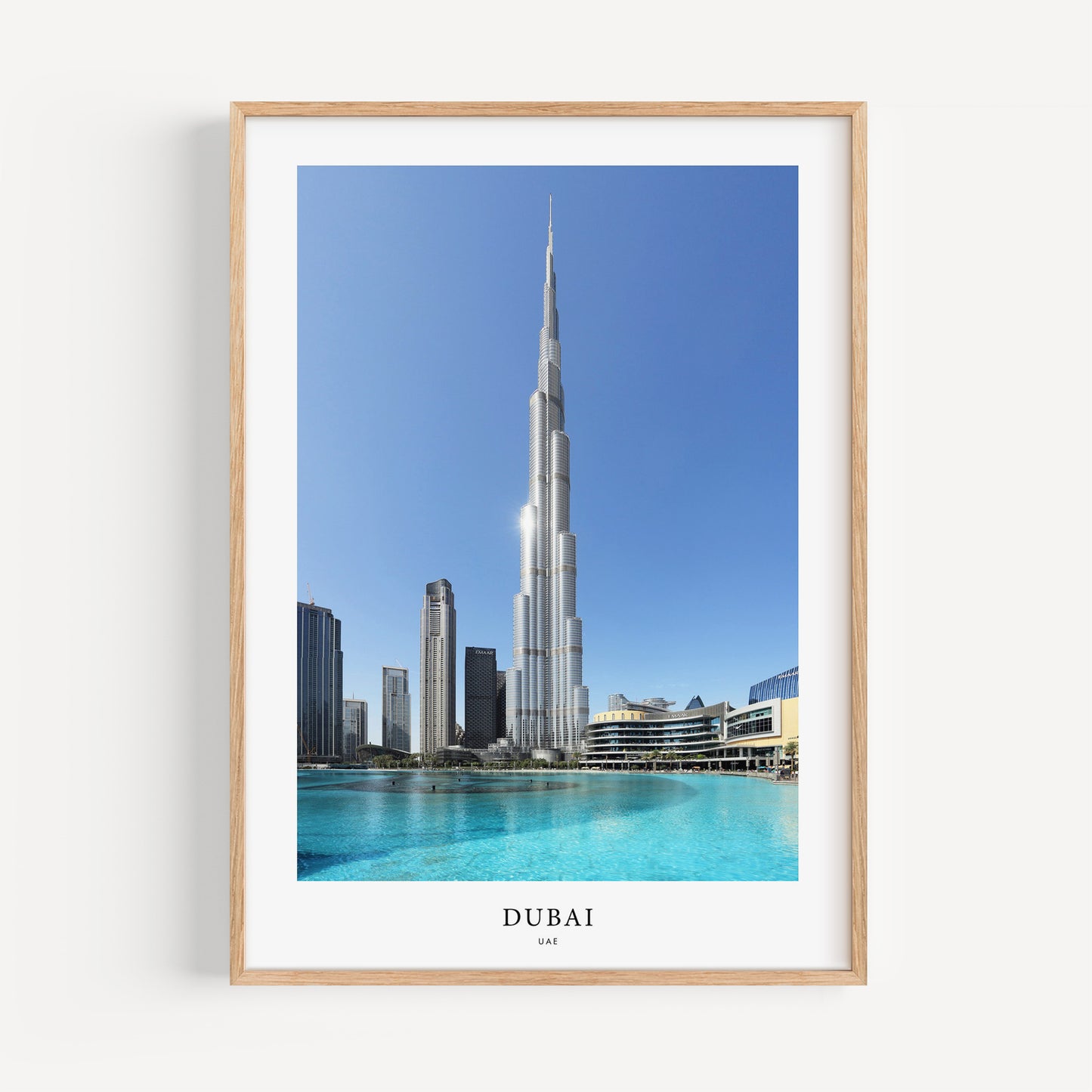 Dubai Travel Poster