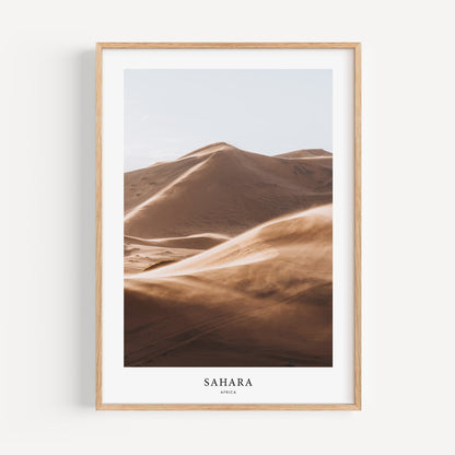 Sahara Desert Travel Poster